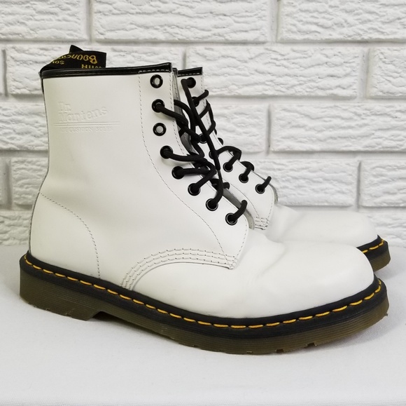 dr martens 1460 smooth white womens